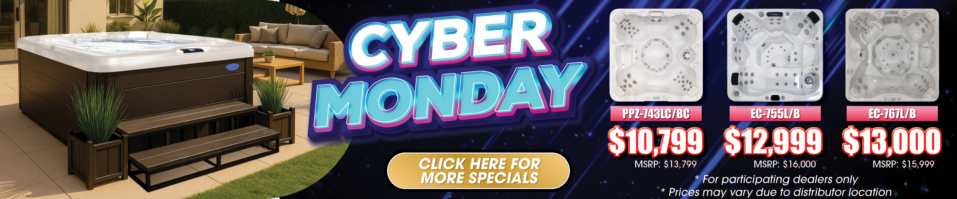 Calspas hot tub being used in a family setting - Fall River